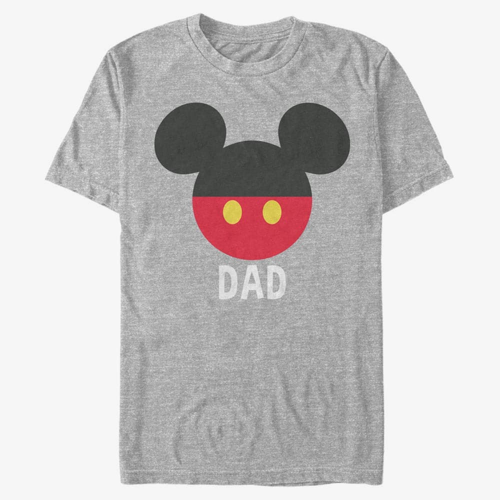 T-shirts Merch Disney Classics Mickey Classic - Dad Pants Unisex T-Shirt Heather Grey