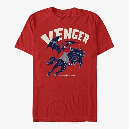 Camiseta Merch Dungeons & Dragons - Venger Rides Unisex T-Shirt Red