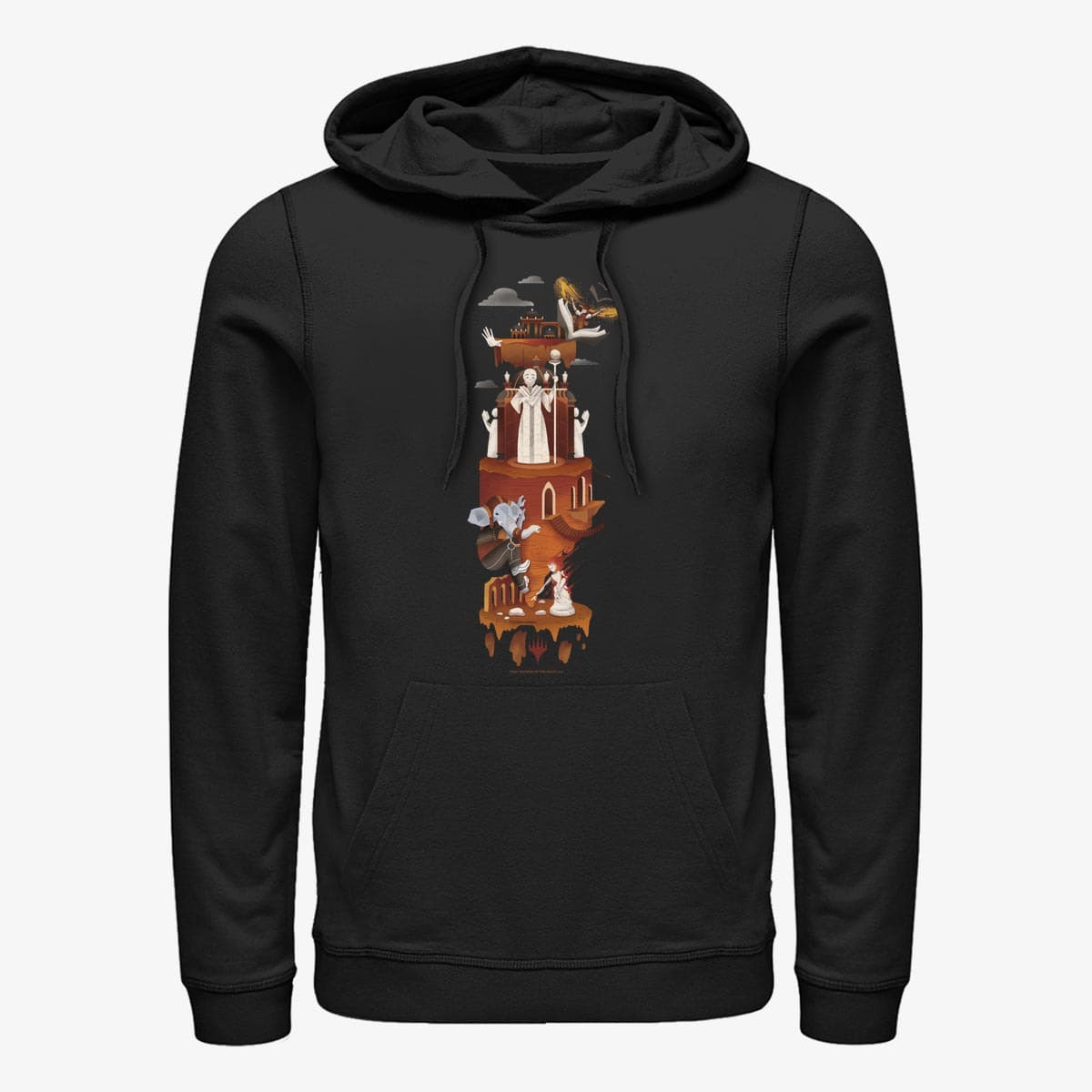 Felpe Merch Magic: The Gathering - Lorehold Land Unisex Hoodie Black