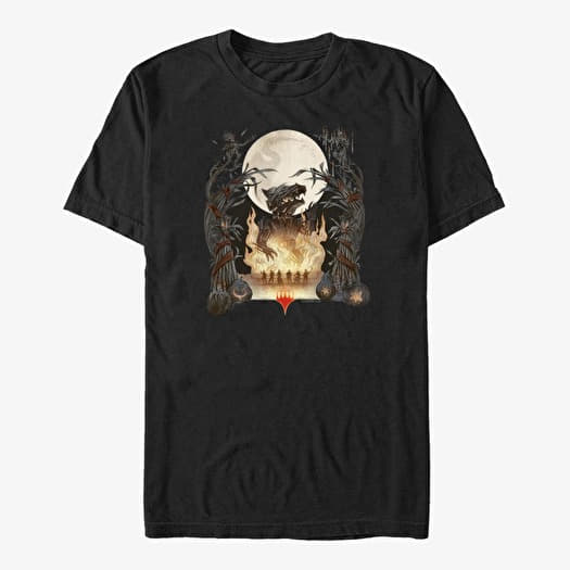 T-shirt Merch Magic: The Gathering - Burn the Wolf Unisex T-Shirt Black