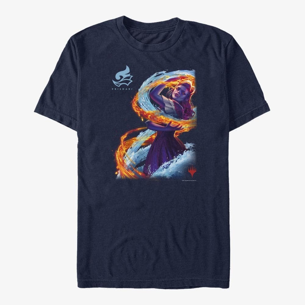 T-Shirts Merch Magic: The Gathering - Prismari Student Unisex T-Shirt Navy Blue