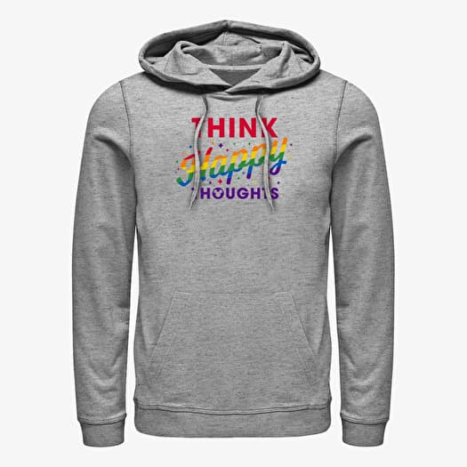 Sweatshirt Merch Disney Classics Peter Pan - Happy Thoughts Unisex Hoodie Heather Grey