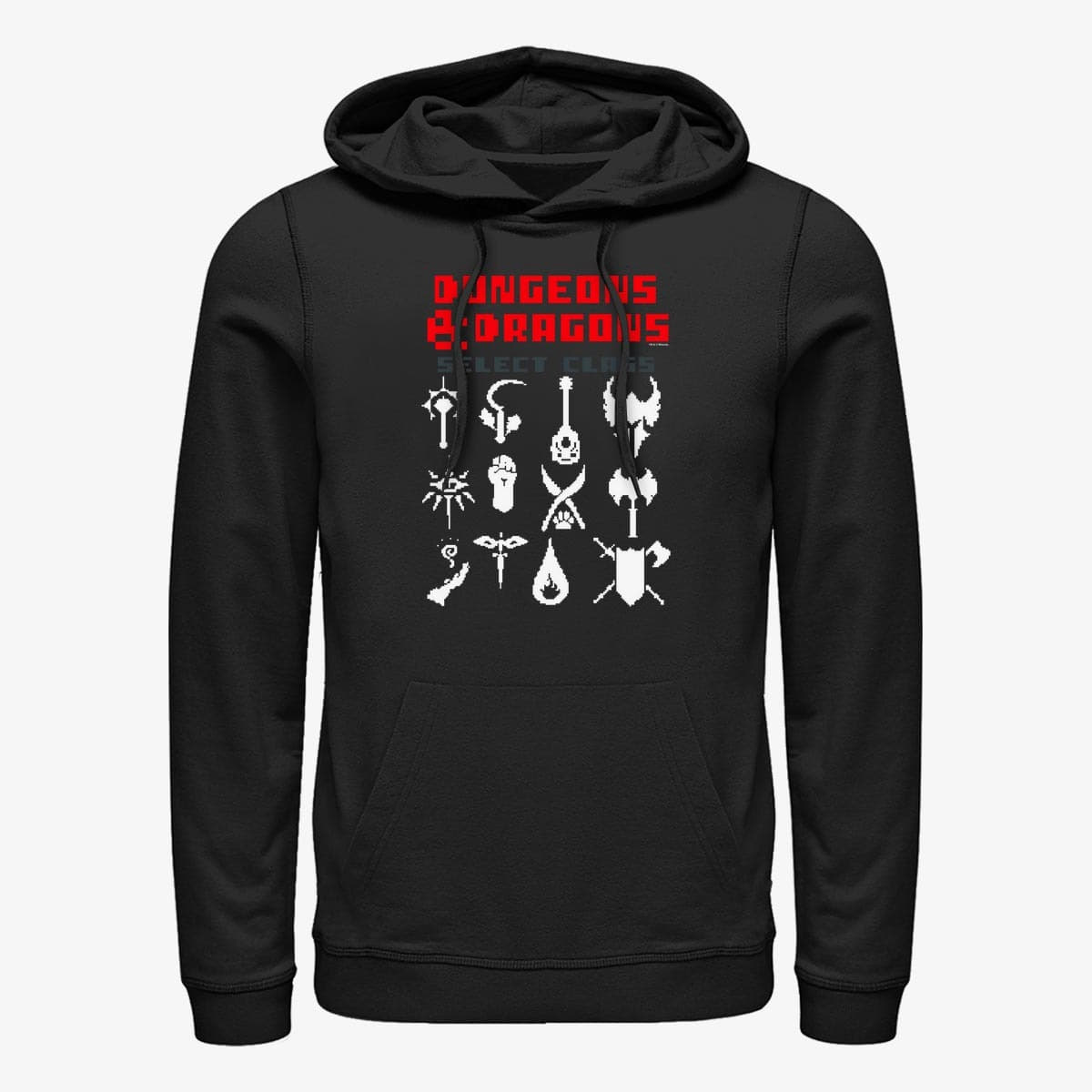 Hoodies and sweatshirts  Merch Dungeons & Dragons - Select Screen Unisex Hoodie Black