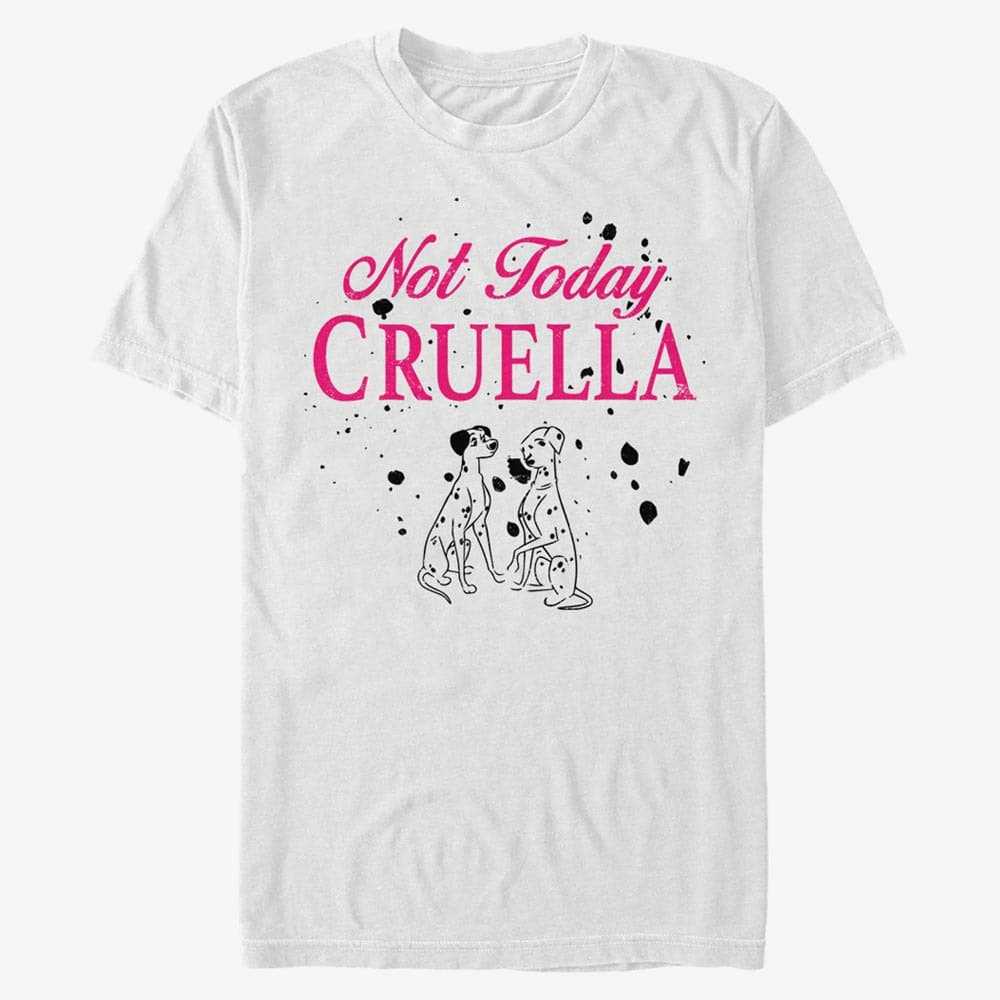 majice kratkih rukava Merch Disney Classics 101 Dalmatians - Not Today Unisex T-Shirt White
