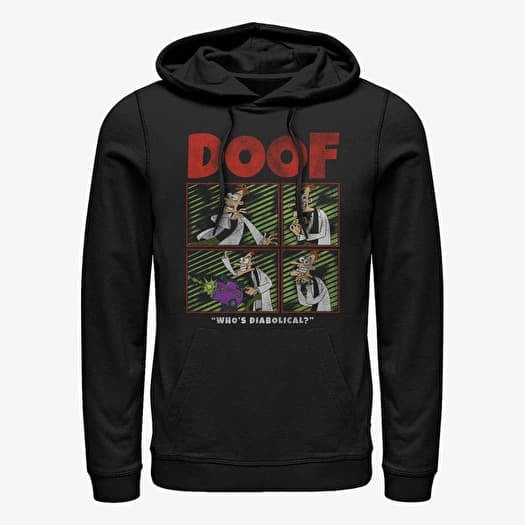 Sweatshirt Merch Disney Classics Phineas And Ferb - DOOF Unisex Hoodie Black