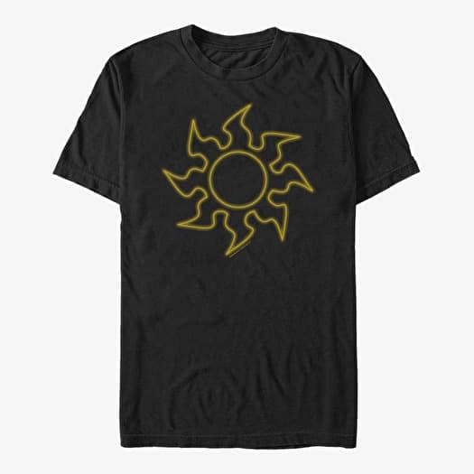 T-shirt Merch Magic: The Gathering - White Mana Emblem Unisex T-Shirt Black