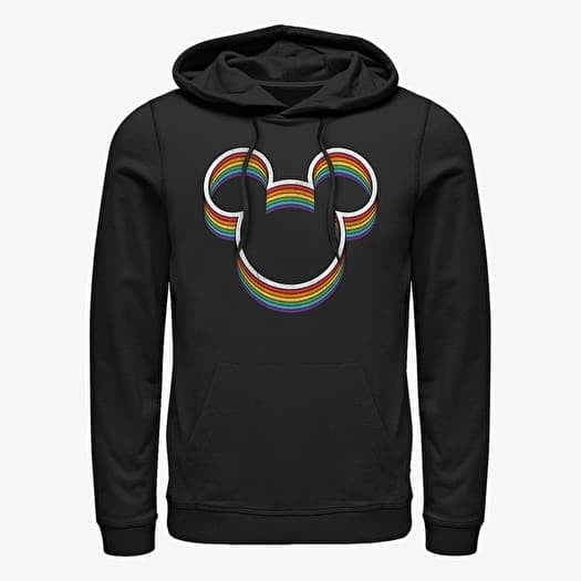 Hoodies and sweatshirts Merch Disney Classics Mickey Classic Rainbow Ears Unisex Hoodie Black Queens