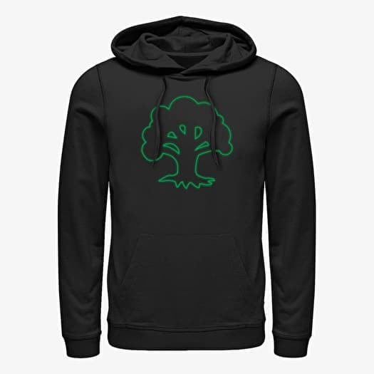 Merch Magic: The Gathering - Green Mana Emblem Unisex Hoodie Black