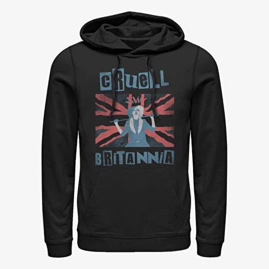 Sweatshirt Merch Disney Classics DNCA - Cruell Britannia Unisex Hoodie Black