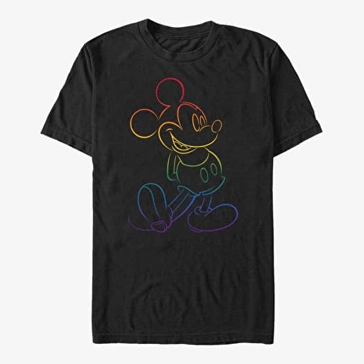 T-shirt Merch Disney Classics Mickey Mouse - Big Pride Unisex T-Shirt Black