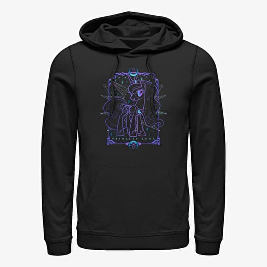 Mikina Merch Hasbro Vault My Little Pony - Luna Tarot Unisex Hoodie Black
