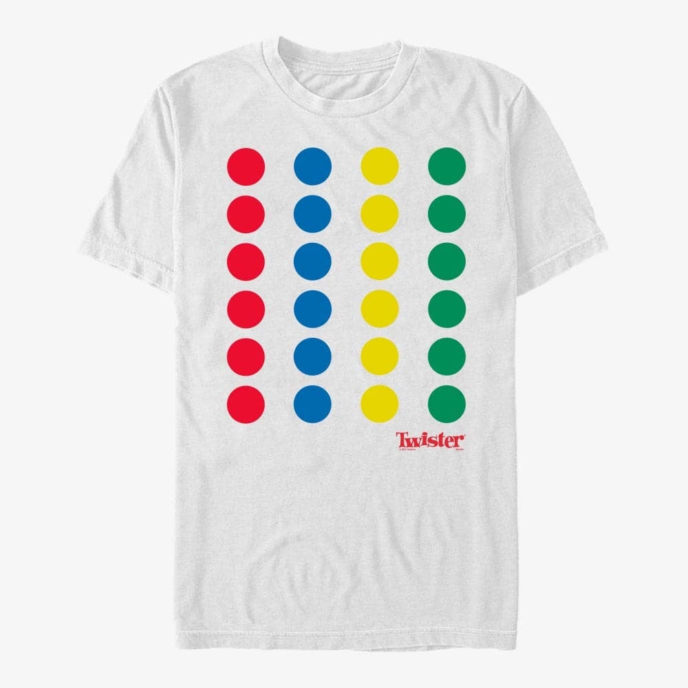 Тениски Merch Hasbro Vault Twister - Twister Mat Costume Unisex T-Shirt White