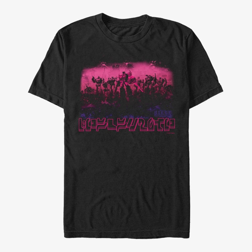 Tričká Merch Hasbro Vault Transformers - Resistance Unisex T-Shirt Black