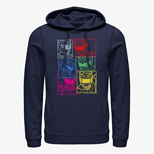 Merch Hasbro Vault Power Rangers - Street PowerRangers Unisex Hoodie Navy Blue