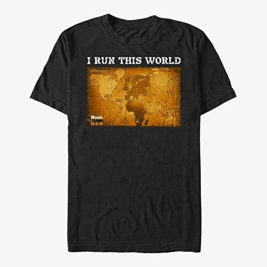 T-shirt Merch Hasbro Risk - I RUN THIS WORLD Unisex T-Shirt Black