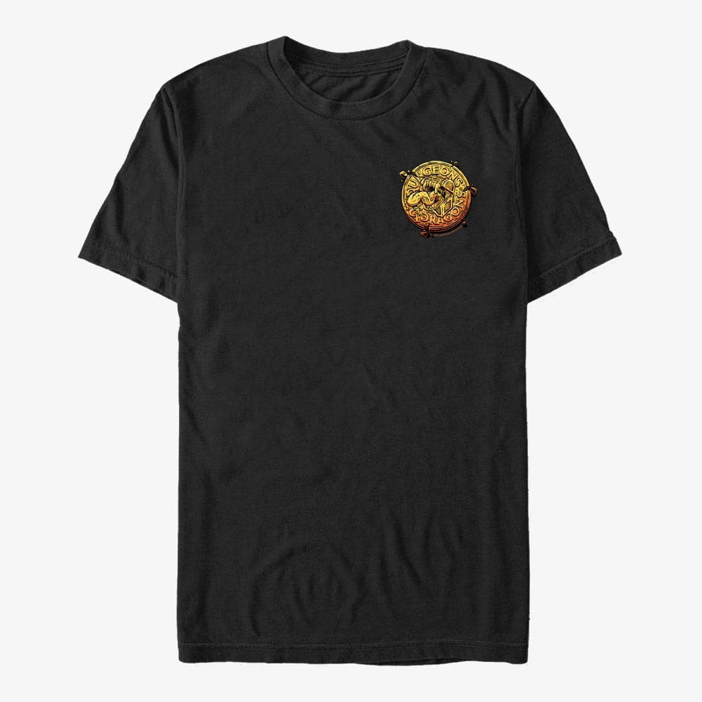T-shirts Merch Dungeons & Dragons - Gold Coin Mimic Unisex T-Shirt Black