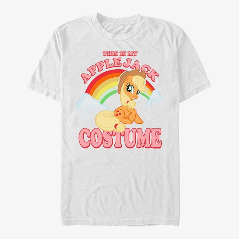 T-shirt Merch Hasbro Vault My Little Pony - Applejack Costume Unisex T-Shirt White