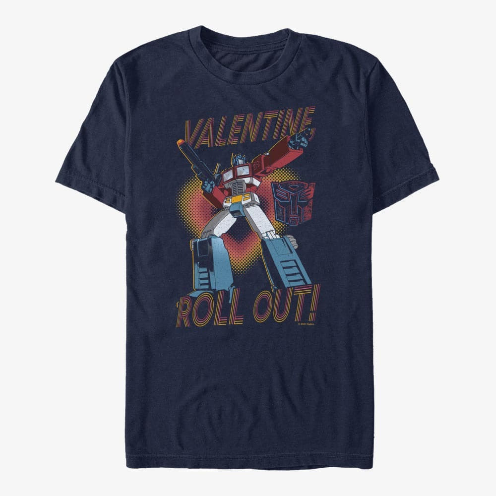 Trička Merch Hasbro Vault Transformers - VD Roll Out Unisex T-Shirt Navy Blue