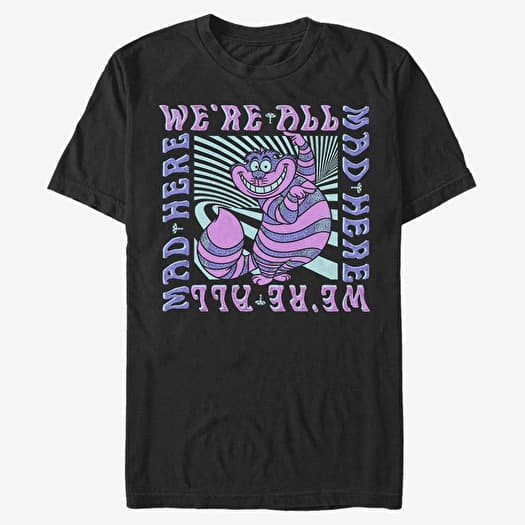 T-shirt Merch Disney Classics Alice In Wonderland - Mad Here Trip Unisex T-Shirt Black