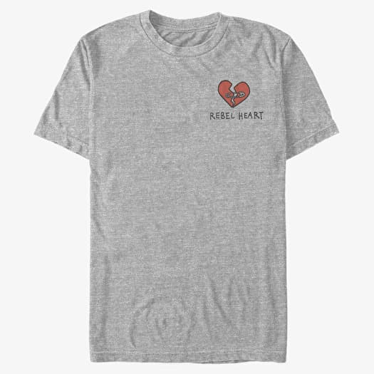 T-shirt Merch Disney Classics DNCA - REBEL HEART Unisex T-Shirt Heather Grey