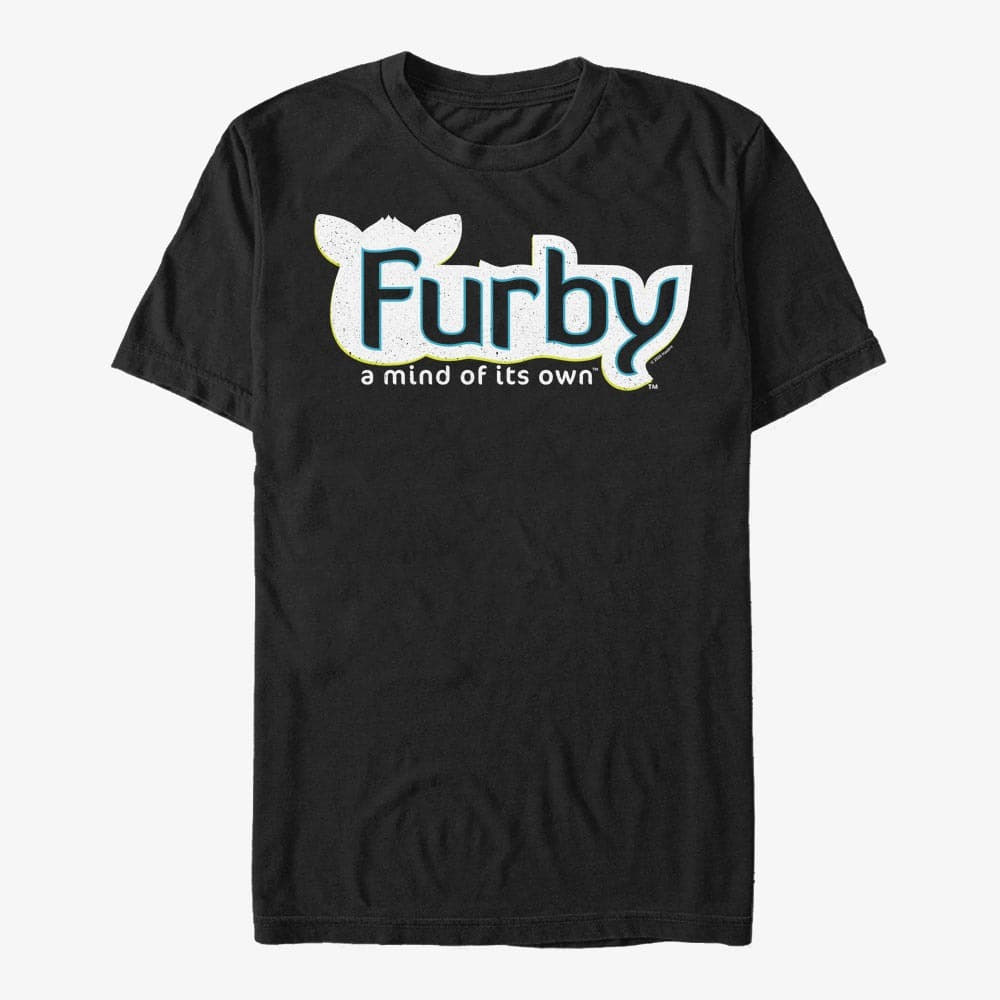 T-shirts Merch Hasbro Vault Furby - Furby Logo Unisex T-Shirt Black
