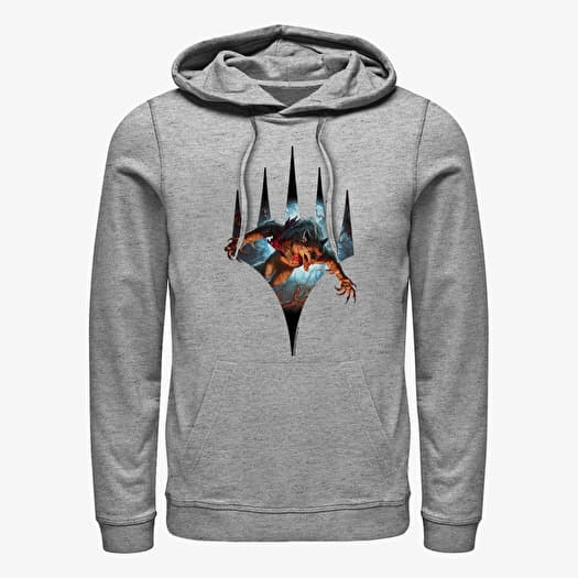 Merch Magic: The Gathering - Monster Shield Unisex Hoodie Heather Grey