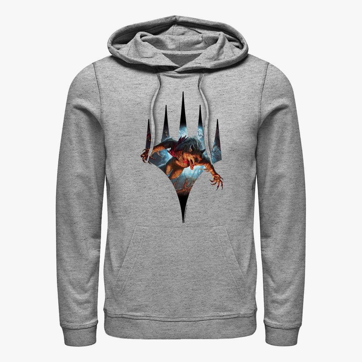 Felpe Merch Magic: The Gathering - Monster Shield Unisex Hoodie Heather Grey