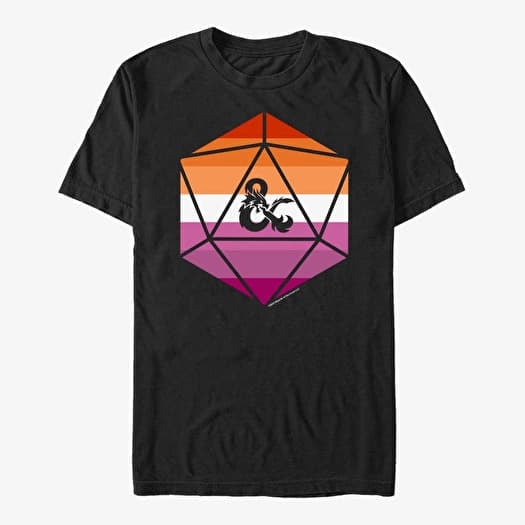 T-paita Merch Dungeons & Dragons - Lesbian Ampersand Unisex T-Shirt Black