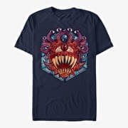 Merch Dungeons & Dragons - Eye of the Beholder Glass Unisex T-Shirt Navy Blue
