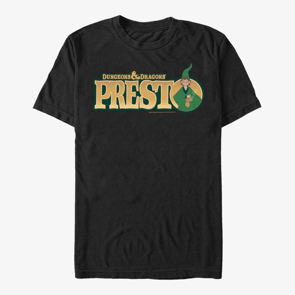 Trička Merch Dungeons & Dragons - Prest Green Unisex T-Shirt Black