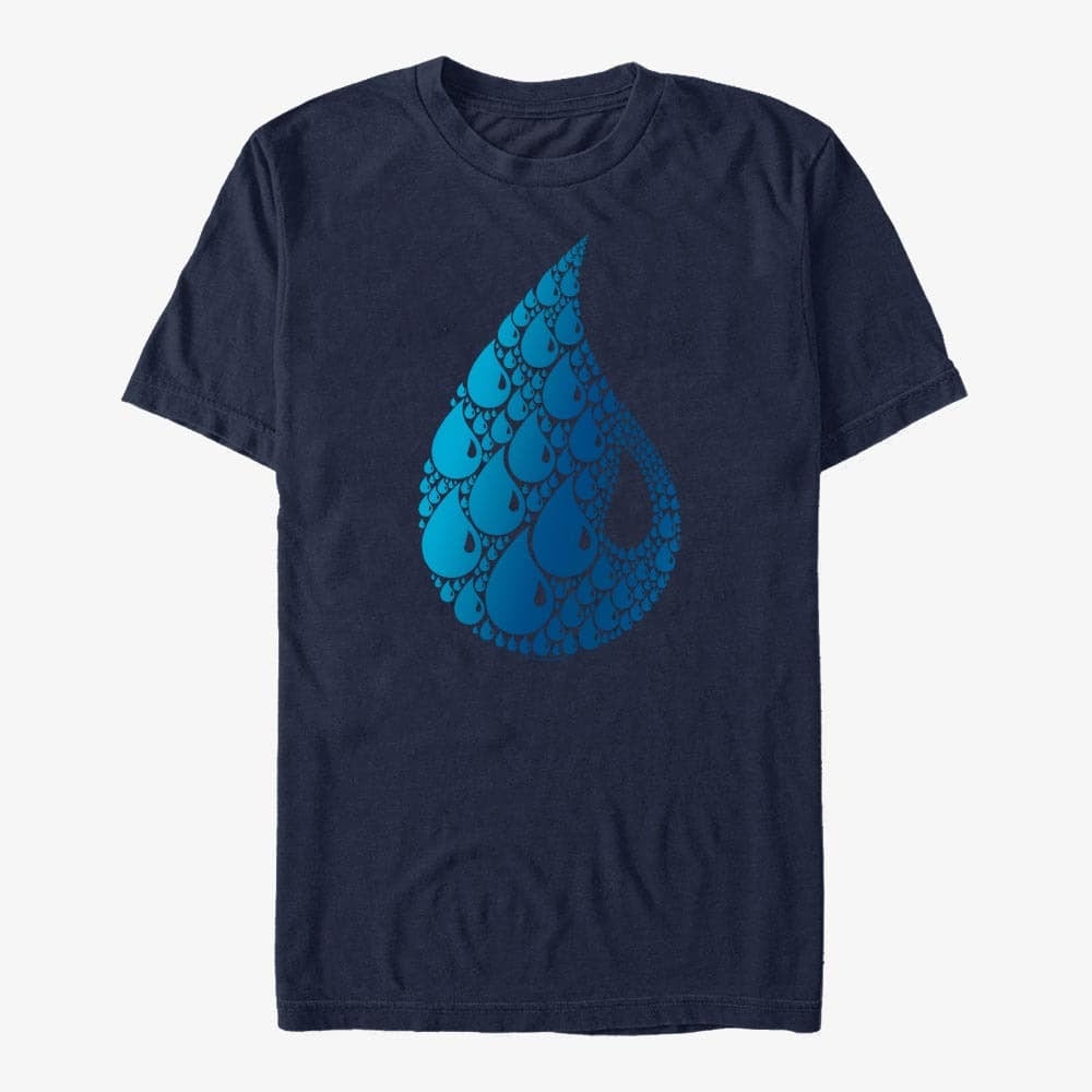 Футболки Merch Magic: The Gathering - Blue Mana Symbol Unisex T-Shirt Navy Blue