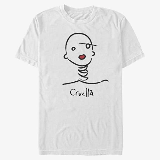 T-shirt Merch Disney Classics DNCA - CRUELLA DOODLE Unisex T-Shirt White
