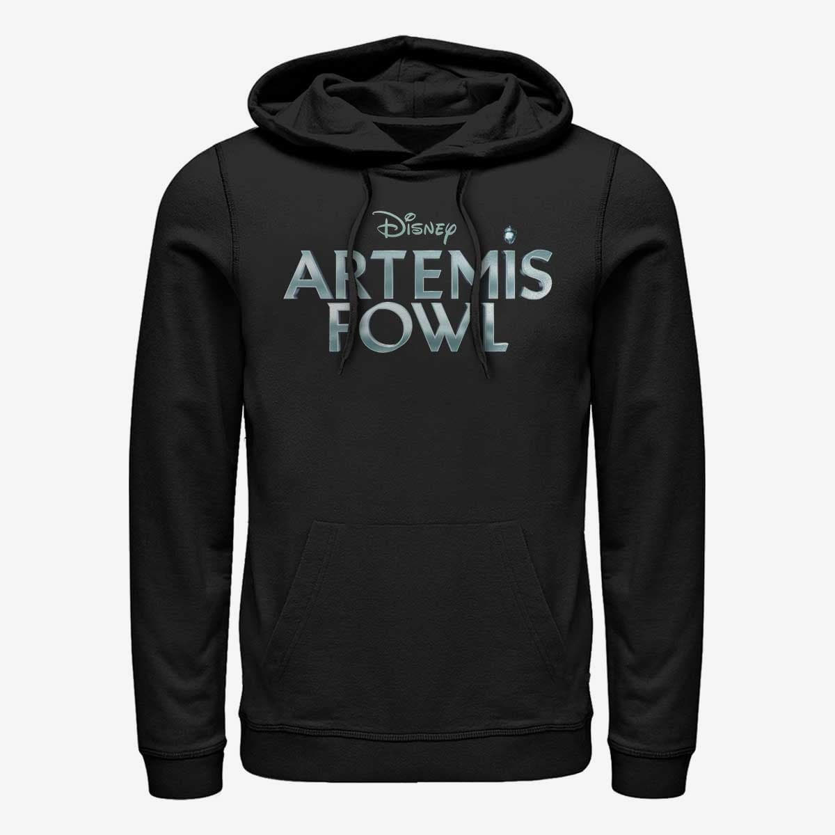 Sweatshirts Merch Disney Classics Artemis Fowl - Metallic Logo Unisex Hoodie Black