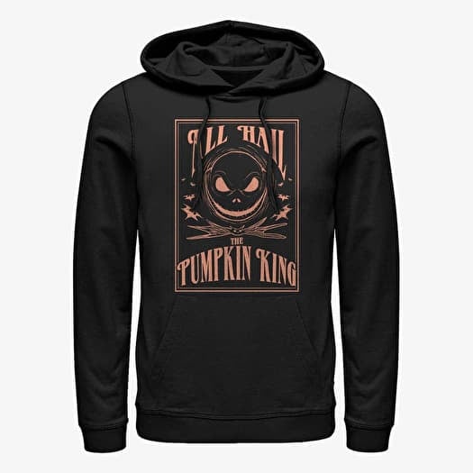 Bluza Merch Disney Classics Nightmare Before Christmas - Hail The PumpkinKing Unisex Hoodie Black