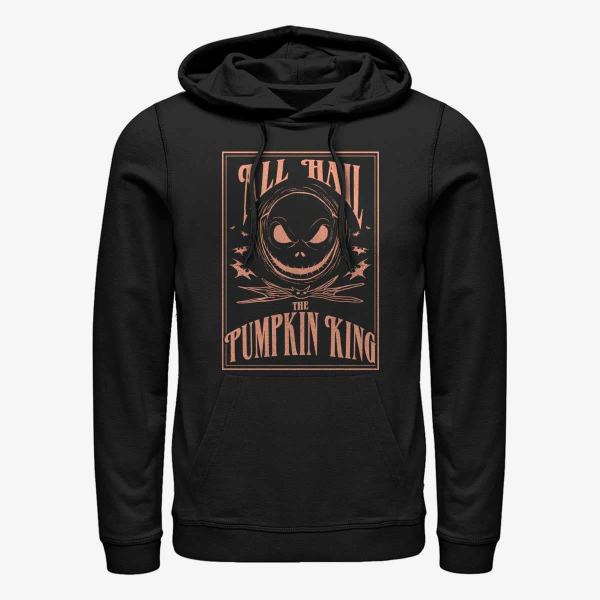 Kapuutsikud ja kampsunid Merch Disney Classics Nightmare Before Christmas - Hail The PumpkinKing Unisex Hoodie Black