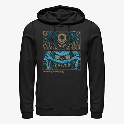Merch Dungeons & Dragons - Beholder Panel Unisex Hoodie Black
