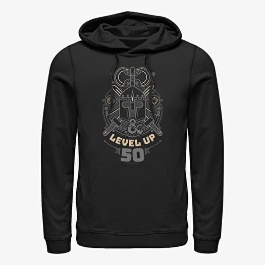 Merch Dungeons & Dragons - Level Up Fifty Unisex Hoodie Black