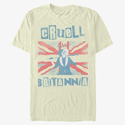 T-shirt Merch Disney Classics DNCA - Cruell Britannia Unisex T-Shirt Natural