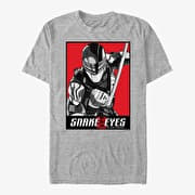 Merch Hasbro Vault Snake Eyes - Minimal Snake Eyes Unisex T-Shirt Heather Grey