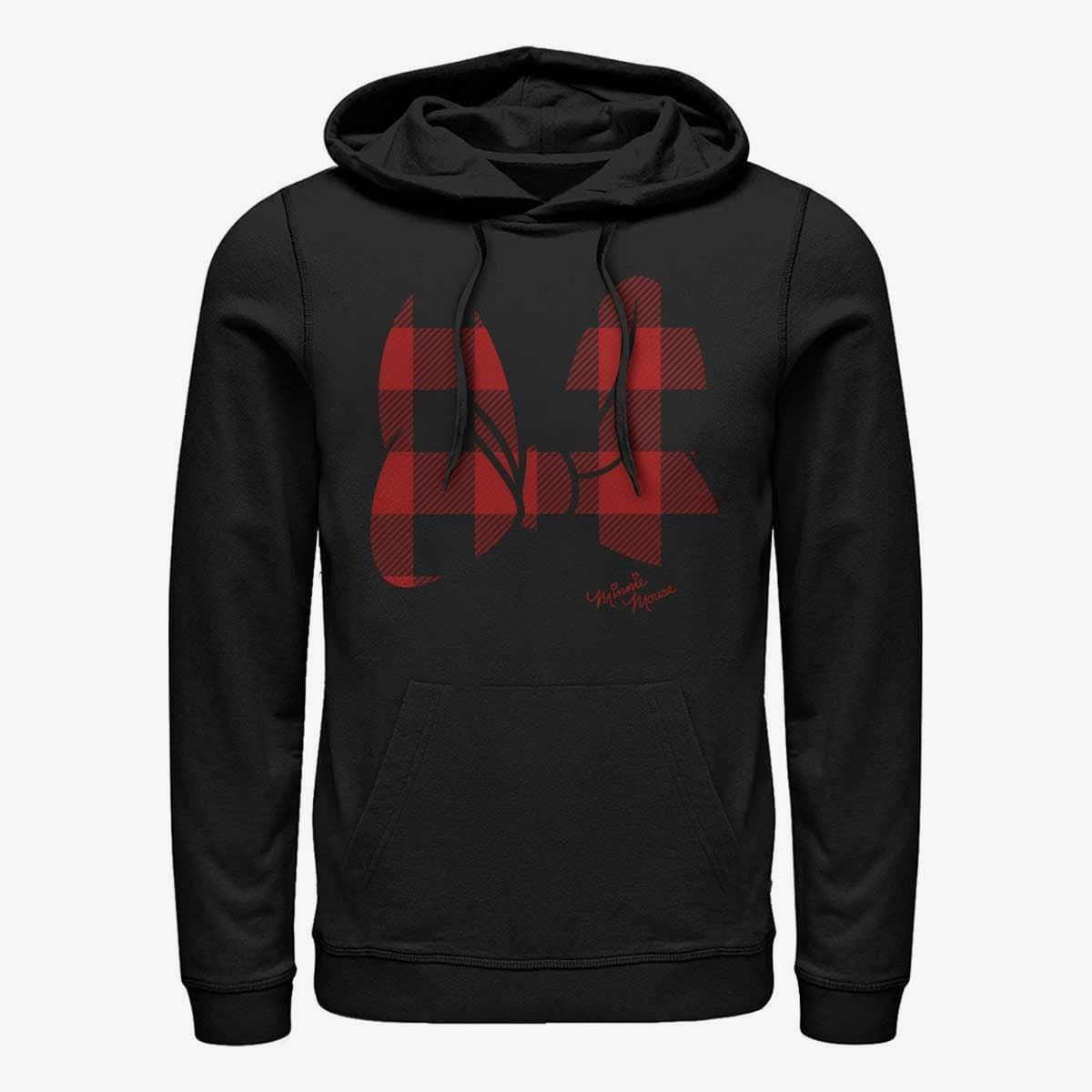 Толстовки та реглани Merch Disney Classics Mickey & Friends - Plaid Bow Unisex Hoodie Black