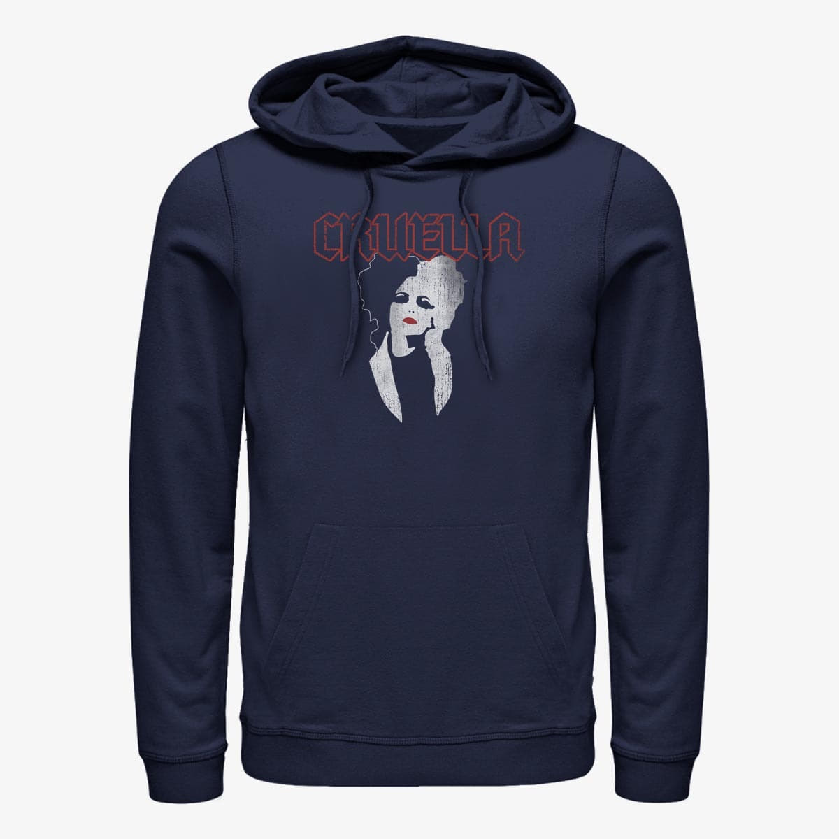 Sweatshirts Merch Disney Classics DNCA - CRUELLA ROCK T Unisex Hoodie Navy Blue