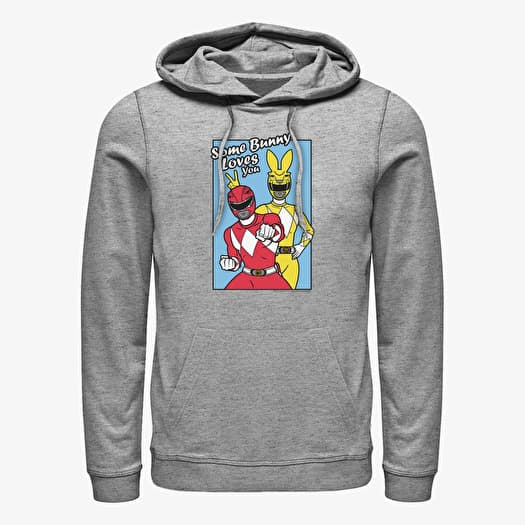 Sweatshirt Merch Hasbro Vault Power Rangers - Some Bunny Unisex Hoodie Heather Grey