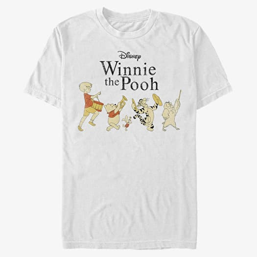 Majica Merch Disney Classics Winnie The Pooh - Pooh Parade Unisex T-Shirt White