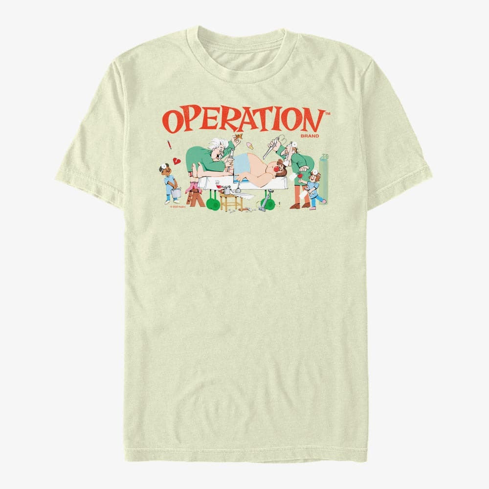 Koszulki Merch Hasbro Operation - Surgeon Scene Unisex T-Shirt Natural