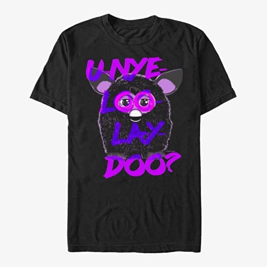 T-shirt Merch Hasbro Vault Furby - Want to Play Unisex T-Shirt Black