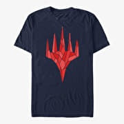 Merch Magic: The Gathering - Red Crystal Unisex T-Shirt Navy Blue