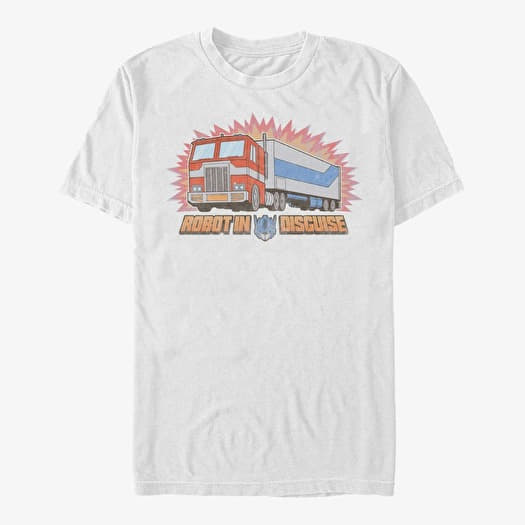 T-shirt Merch Hasbro Vault Transformers - Optimus in Disguise Unisex T-Shirt White