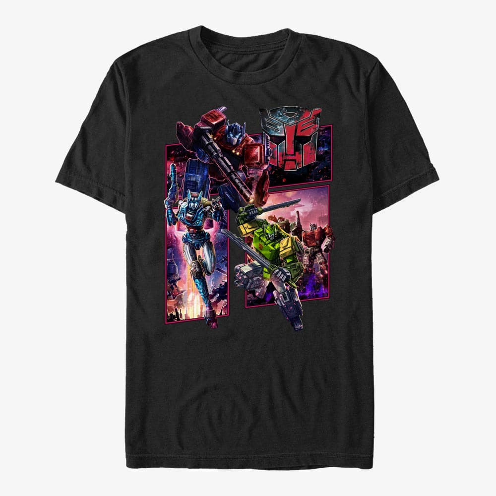 T-shirts Merch Hasbro Transformers - AUTOBOT BOXUP Unisex T-Shirt Black