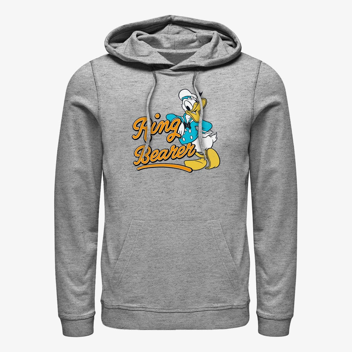 Pulóverek Merch Disney Classics Mickey & Friends - Ring Donald Unisex Hoodie Heather Grey