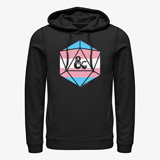 Sweatshirt Merch Dungeons & Dragons - Trans Ampersand Unisex Hoodie Black